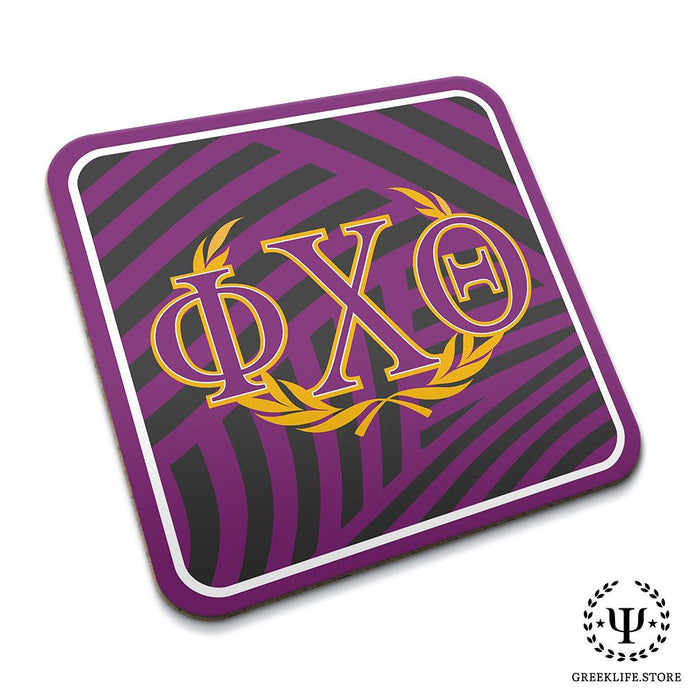 Phi Chi Theta Beverage Coasters Square (Set of 4)