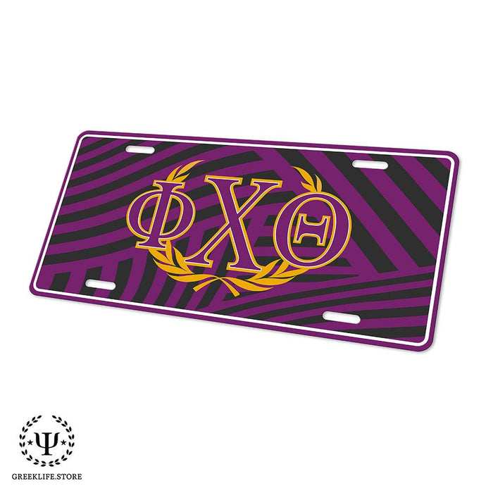 Phi Chi Theta Decorative License Plate