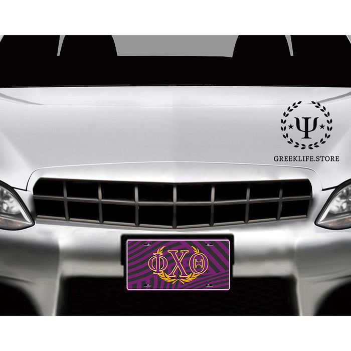 Phi Chi Theta Decorative License Plate