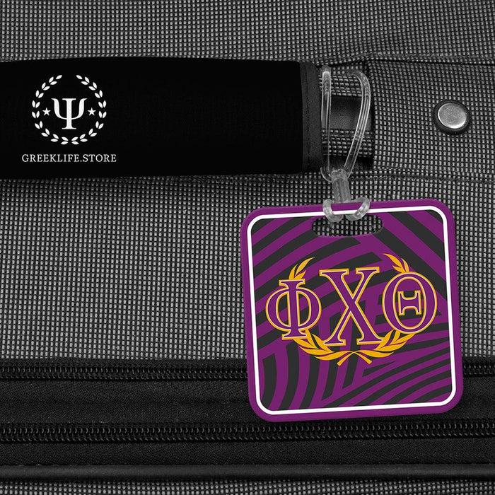 Phi Chi Theta Luggage Bag Tag (square)