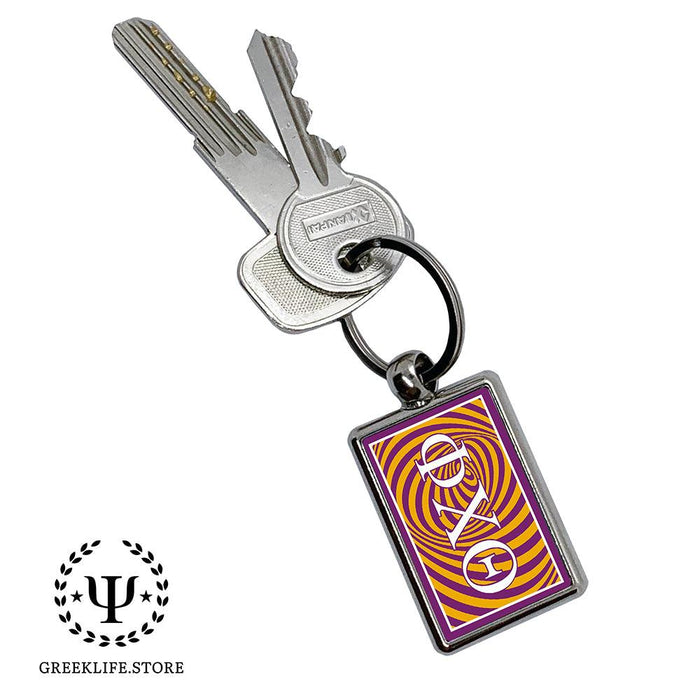 Phi Chi Theta Keychain Rectangular