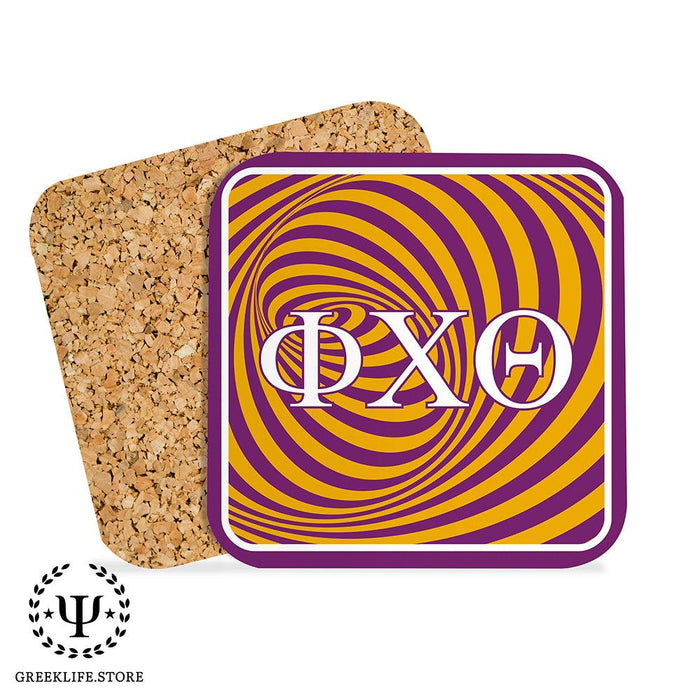 Phi Chi Theta Beverage Coasters Square (Set of 4)