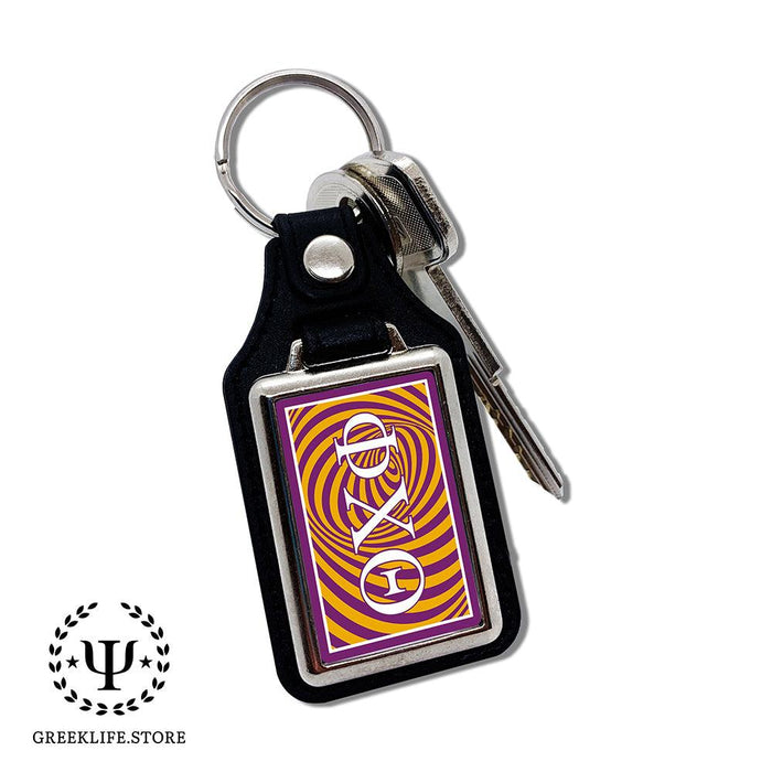 Phi Chi Theta Keychain Rectangular