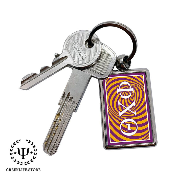 Phi Chi Theta Keychain Rectangular