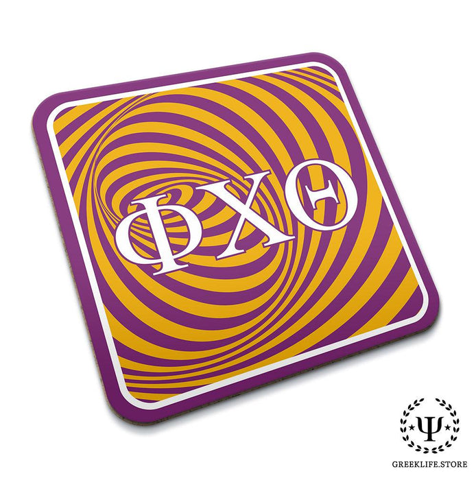 Phi Chi Theta Beverage Coasters Square (Set of 4)