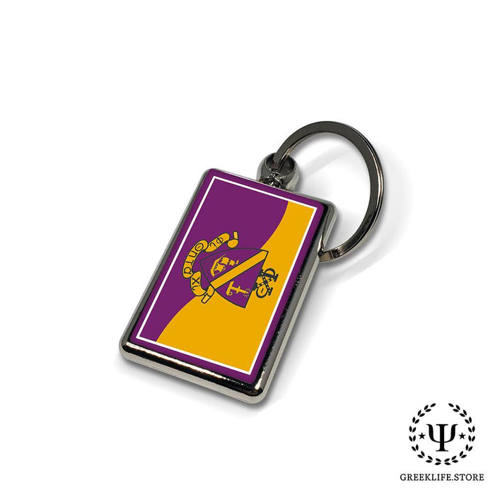 Phi Chi Theta Keychain Rectangular