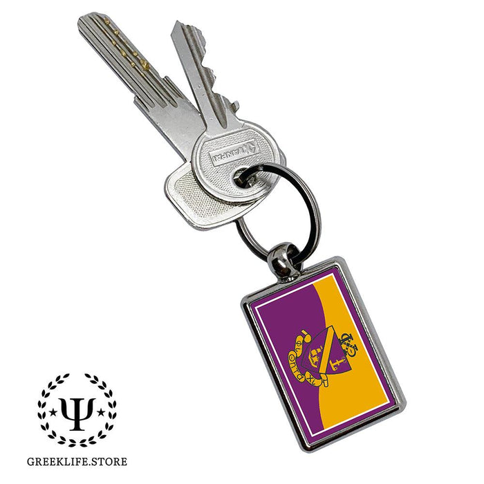 Phi Chi Theta Keychain Rectangular