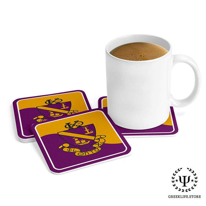 Phi Chi Theta Beverage Coasters Square (Set of 4)