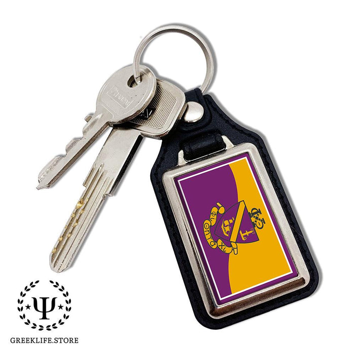 Phi Chi Theta Keychain Rectangular