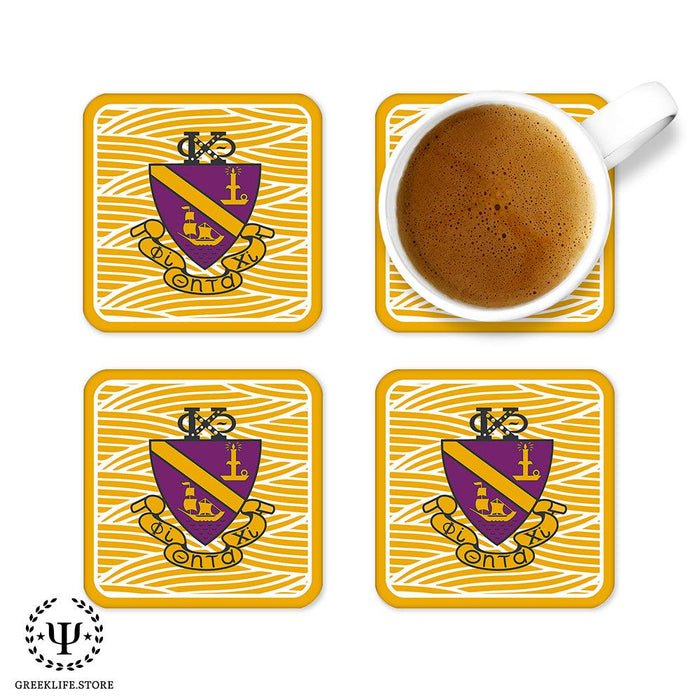 Phi Chi Theta Beverage Coasters Square (Set of 4)