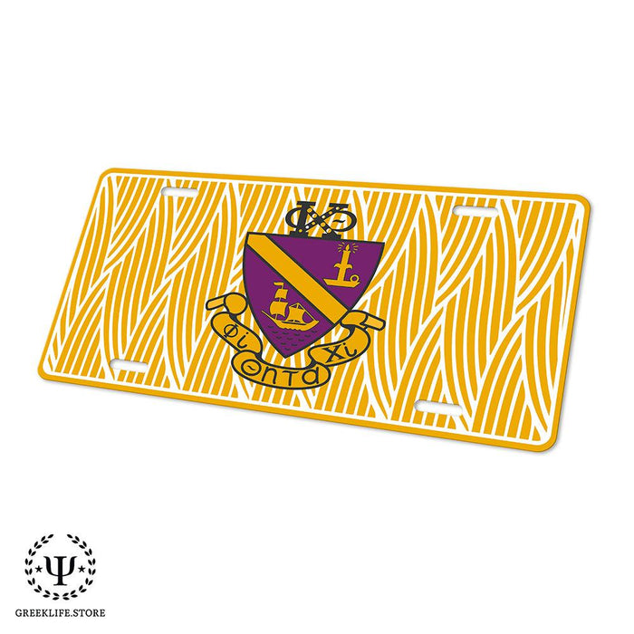 Phi Chi Theta Decorative License Plate