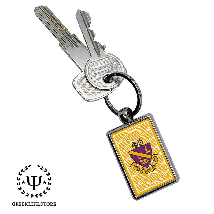 Phi Chi Theta Keychain Rectangular