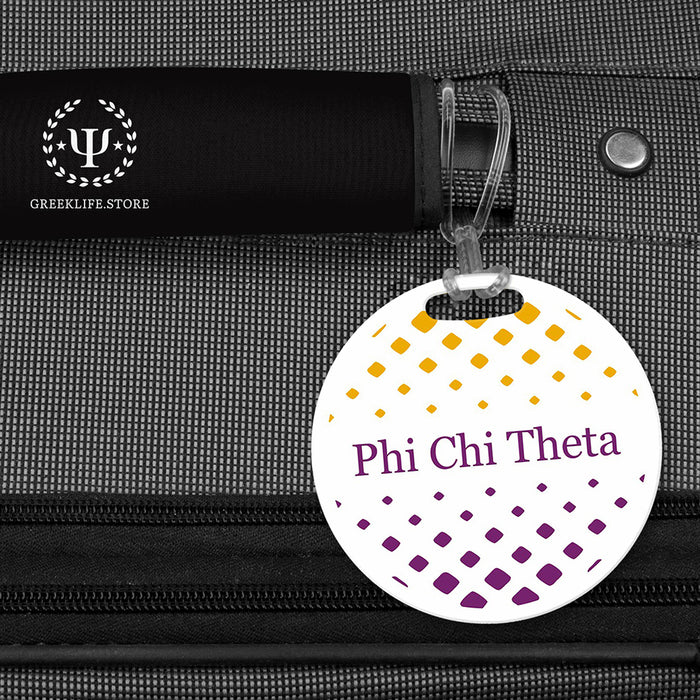 Phi Chi Theta Luggage Bag Tag (round)