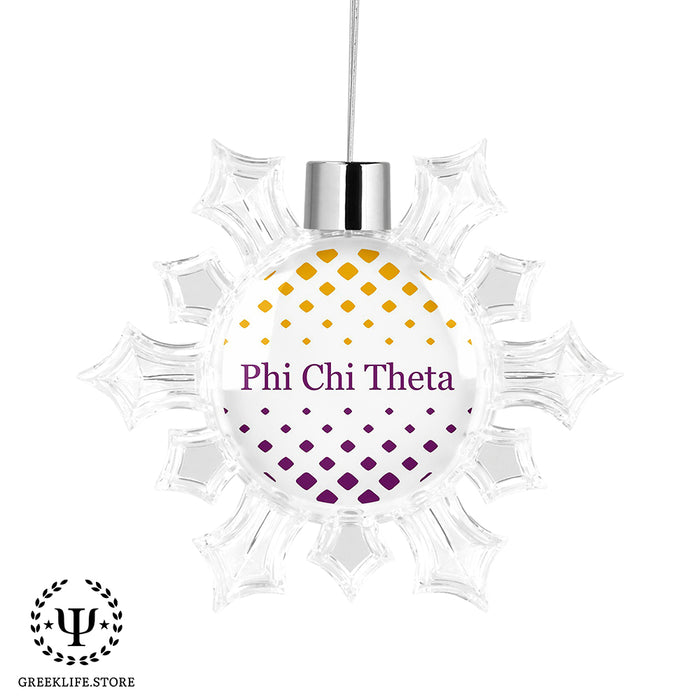 Phi Chi Theta Christmas Ornament - Snowflake