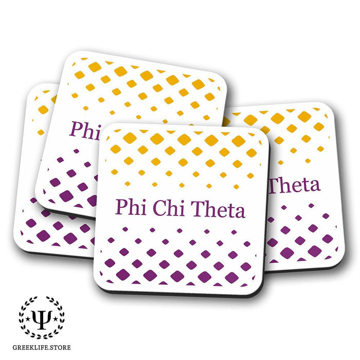 Phi Chi Theta Beverage Coasters Square (Set of 4)