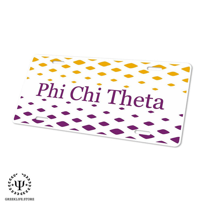 Phi Chi Theta Decorative License Plate