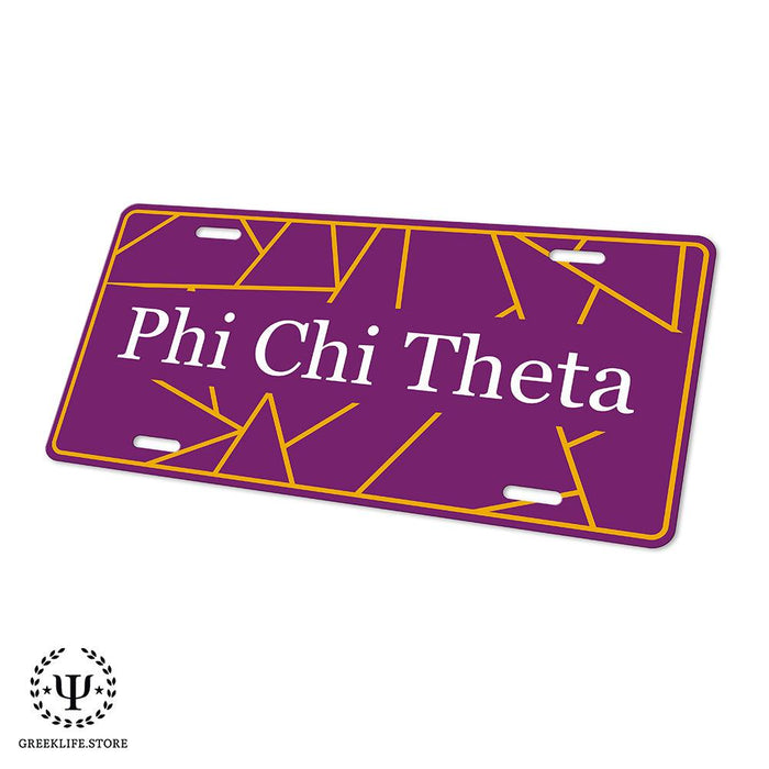 Phi Chi Theta Decorative License Plate