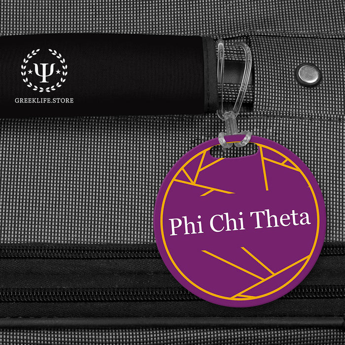 Phi Chi Theta Luggage Bag Tag (round)