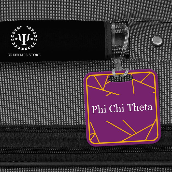 Phi Chi Theta Luggage Bag Tag (square)