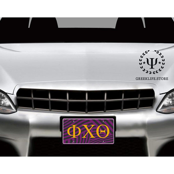 Phi Chi Theta Decorative License Plate