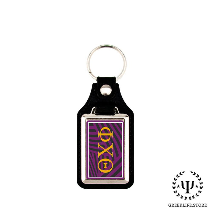 Phi Chi Theta Keychain Rectangular