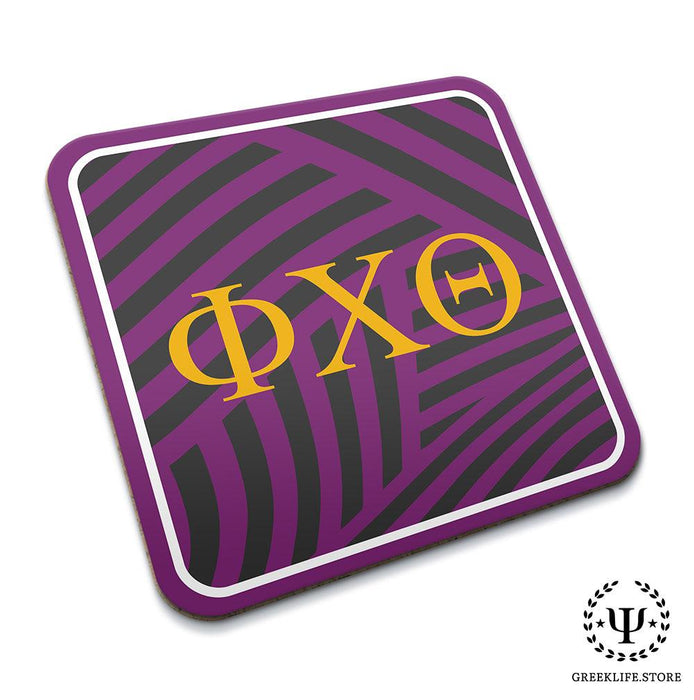 Phi Chi Theta Beverage Coasters Square (Set of 4)