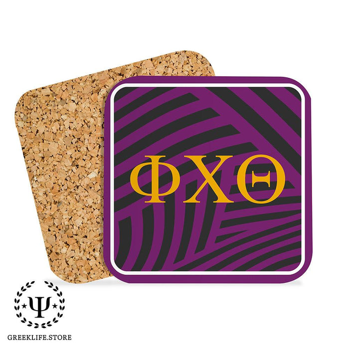 Phi Chi Theta Beverage Coasters Square (Set of 4)