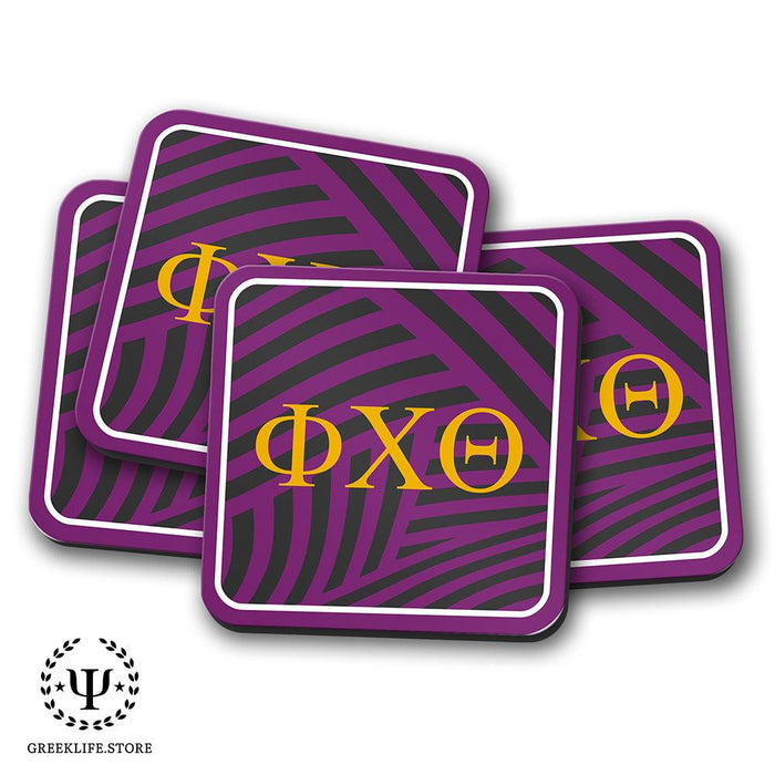 Phi Chi Theta Beverage Coasters Square (Set of 4)