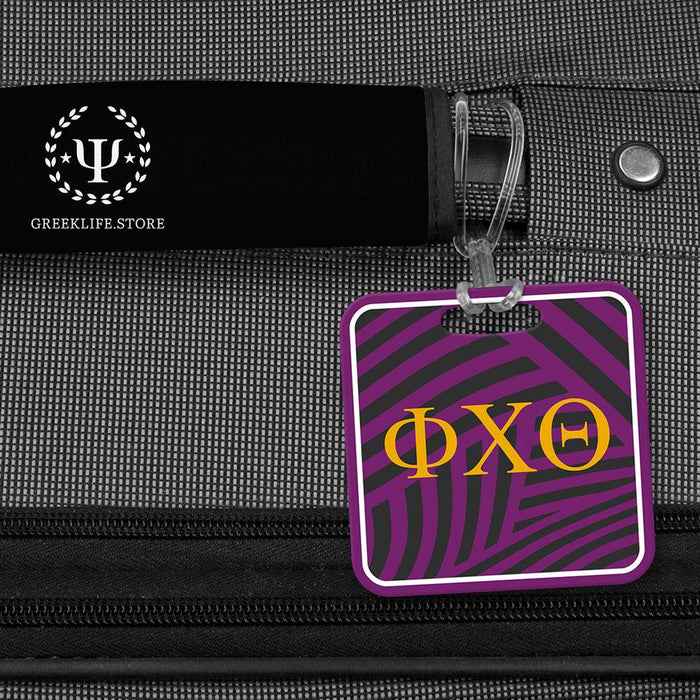 Phi Chi Theta Luggage Bag Tag (square)