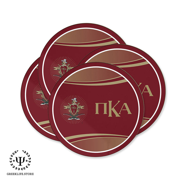 Pi Kappa Alpha Beverage coaster round (Set of 4)