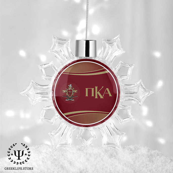 Pi Kappa Alpha Christmas Ornament - Snowflake