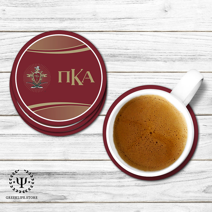 Pi Kappa Alpha Beverage coaster round (Set of 4)