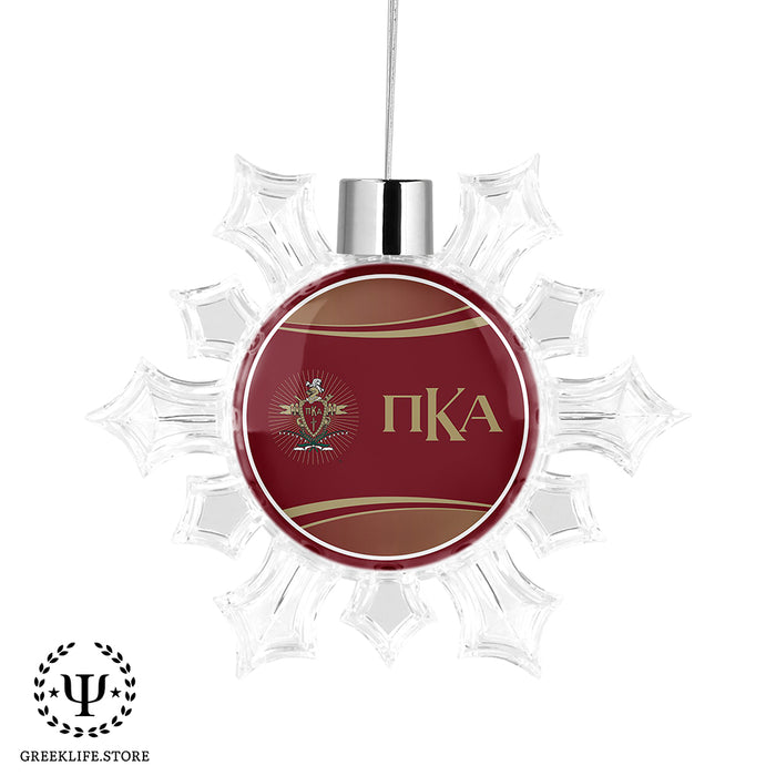 Pi Kappa Alpha Christmas Ornament - Snowflake