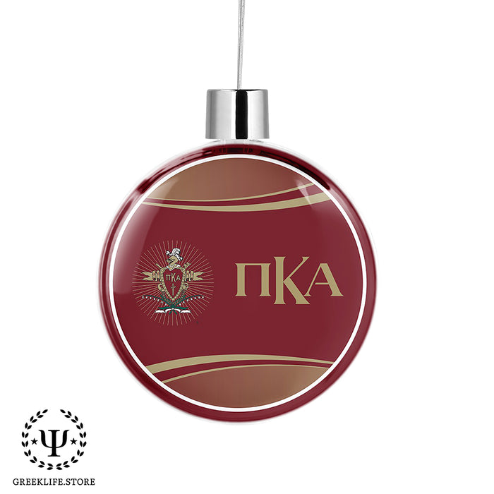 Pi Kappa Alpha Christmas Ornament Flat Round