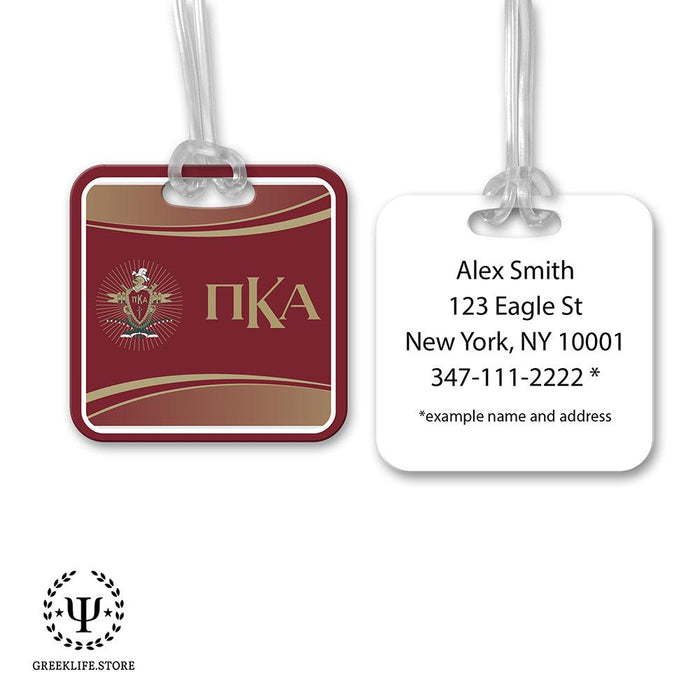 Pi Kappa Alpha Luggage Bag Tag (square)