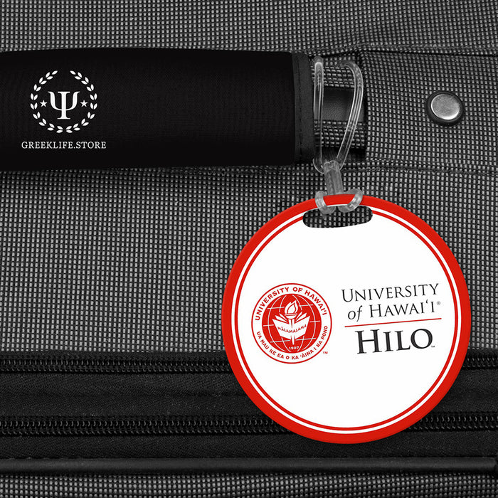 University of Hawaii HILO Luggage Bag Tag (round)