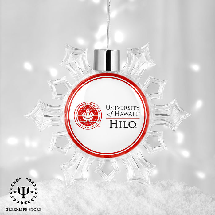 University of Hawaii HILO Christmas Ornament - Snowflake