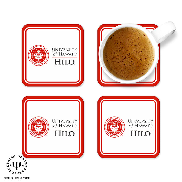 University of Hawaii HILO Beverage Coasters Square (Set of 4)