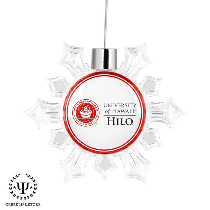 University of Hawaii HILO Christmas Ornament - Snowflake