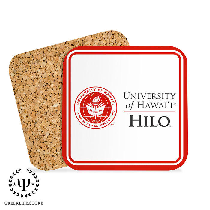 University of Hawaii HILO Beverage Coasters Square (Set of 4)