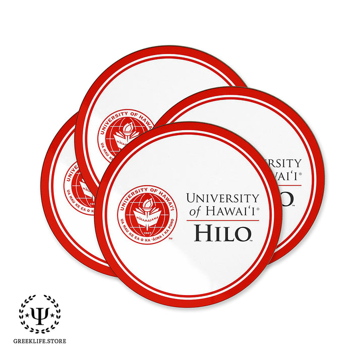 University of Hawaii HILO Beverage coaster round (Set of 4)