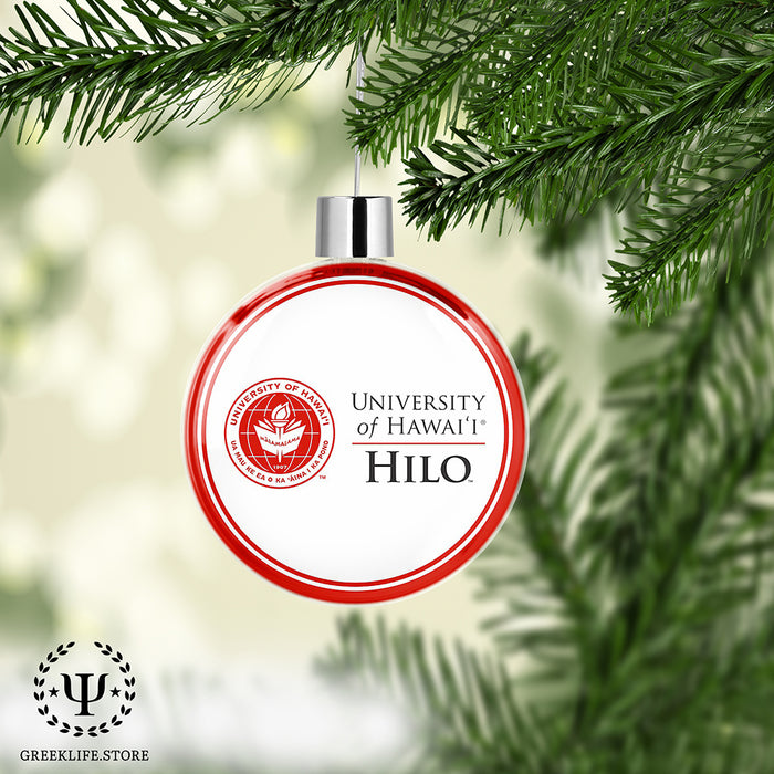 University of Hawaii HILO Christmas Ornament Flat Round