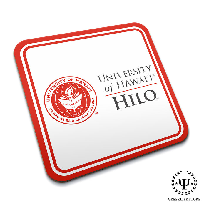 University of Hawaii HILO Beverage Coasters Square (Set of 4)