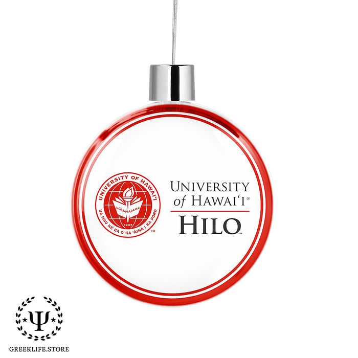 University of Hawaii HILO Christmas Ornament Flat Round