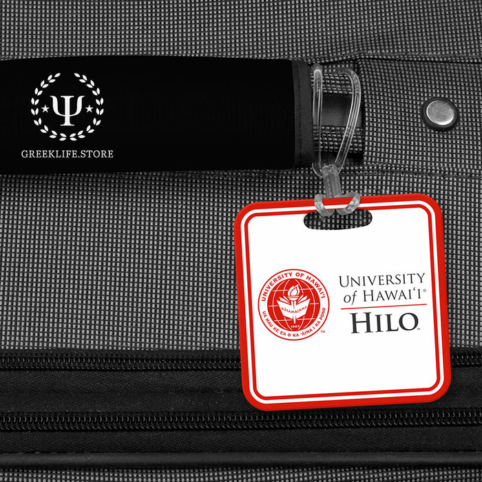 University of Hawaii HILO Luggage Bag Tag (square)