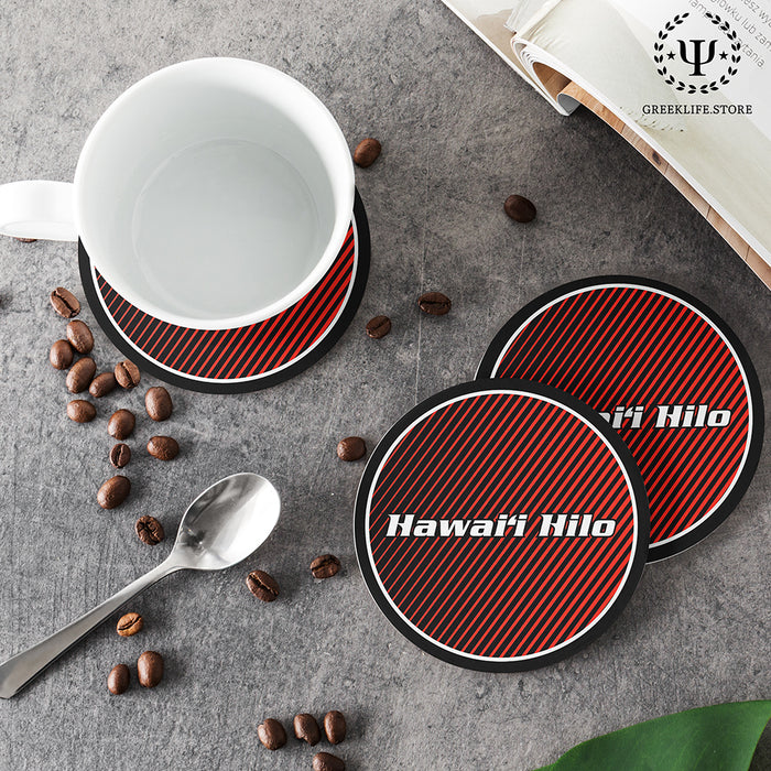 University of Hawaii HILO Beverage coaster round (Set of 4)