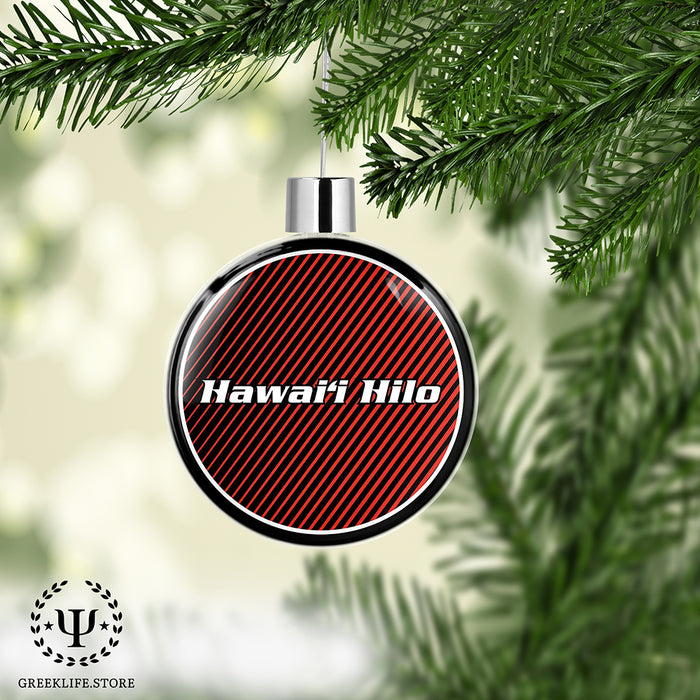 University of Hawaii HILO Christmas Ornament Flat Round