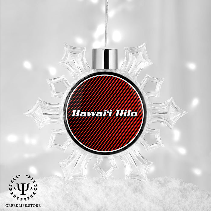 University of Hawaii HILO Christmas Ornament - Snowflake