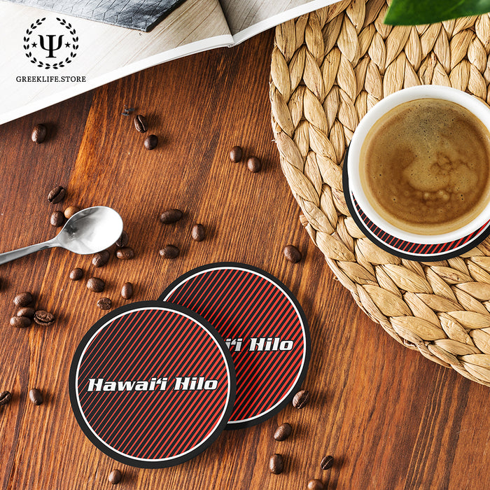 University of Hawaii HILO Beverage coaster round (Set of 4)