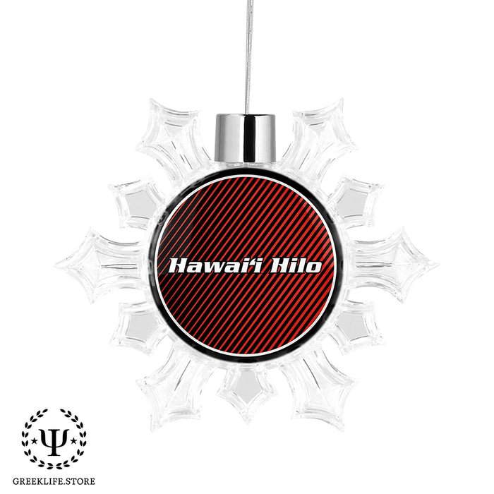 University of Hawaii HILO Christmas Ornament - Snowflake